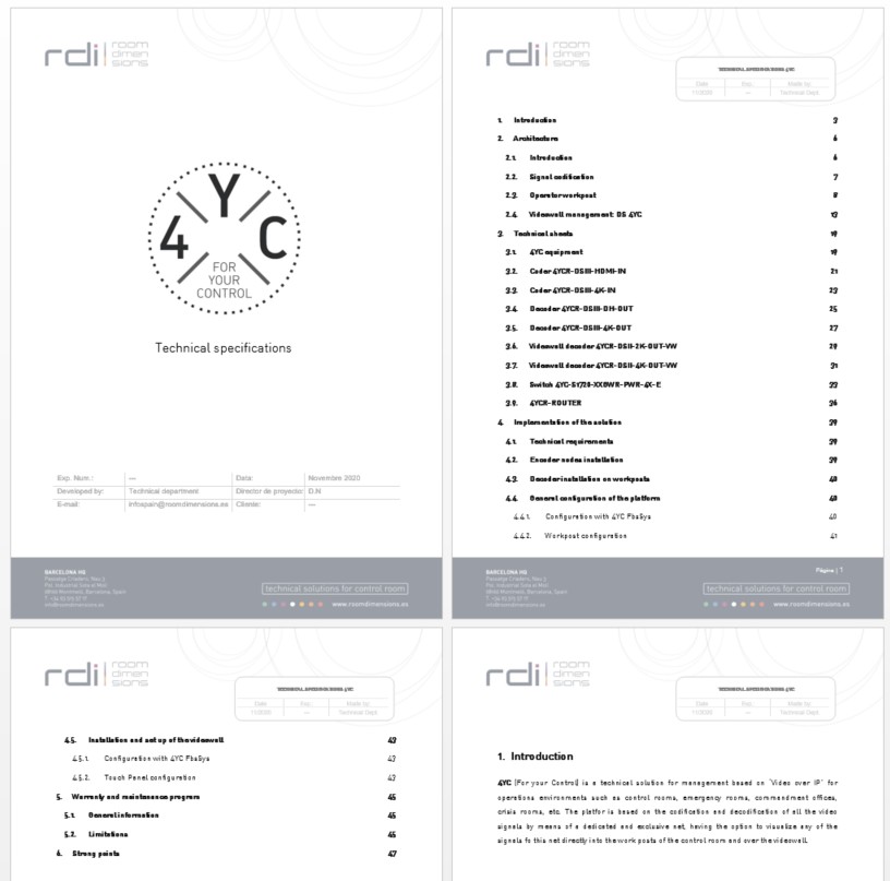 Generated document preview